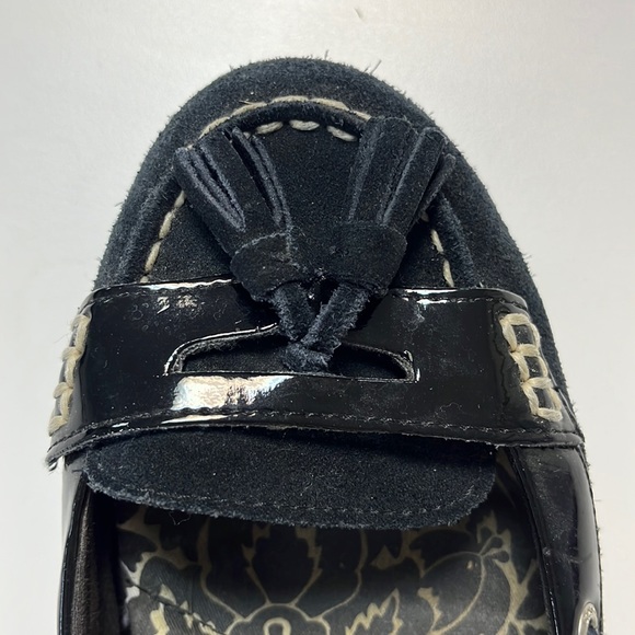 Sperry Topsider black suede tasseled flats - Picture 6 of 6